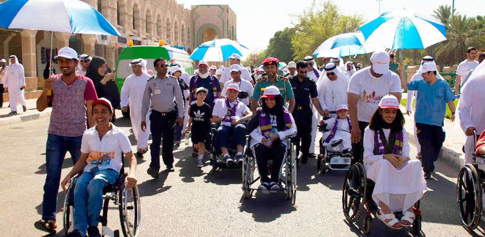 اعتبار الأشخاص ذوي الاحتياجات الخاصة هم أصحاب الهمم