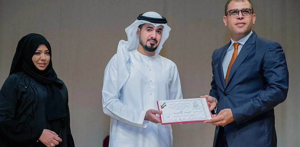 سمو الشيخ محمد بن سلطان آل نهيان والدكتور إيهاب
